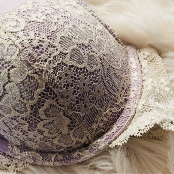 🛍 SOLD 🛍 Victoria’s Secret Lavender & Gold Lace - Picture 5 of 8